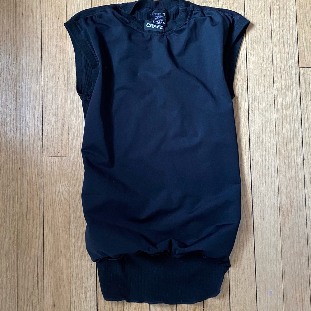 Craft Base Layer “1” Men’s S Crew Neck Sleeveless Cycling Black Microclimate
